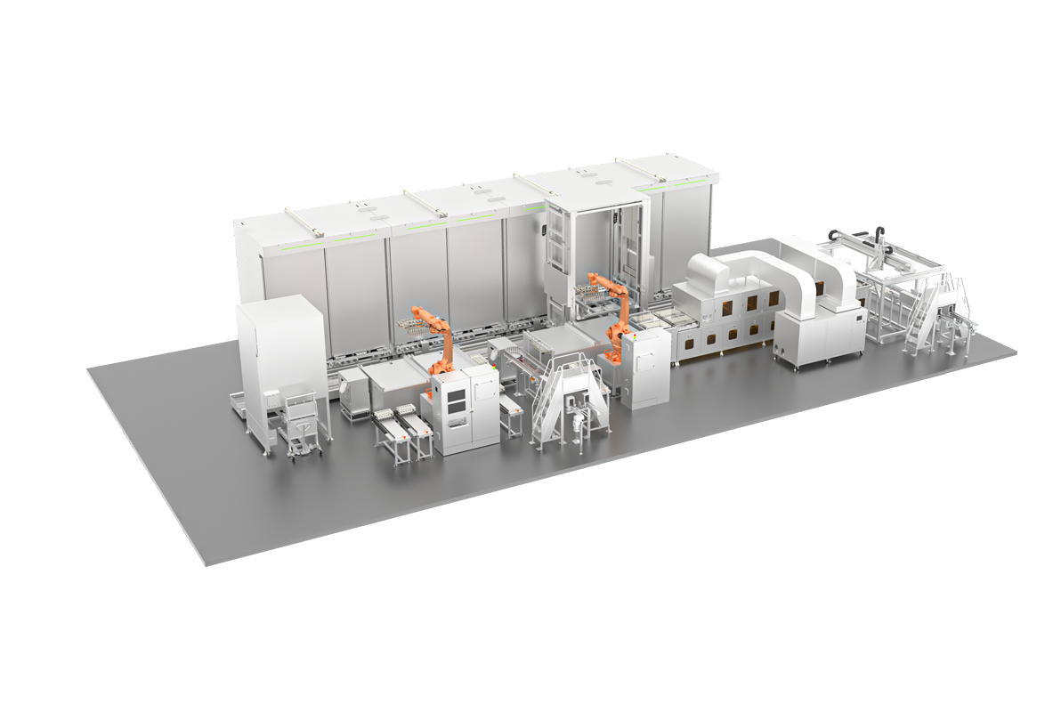 全自動(dòng)圓柱電池真空干燥線(xiàn)